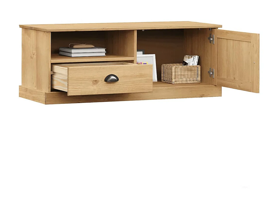 Meuble TV VIGO 106x40x40 cm bois massif de pin