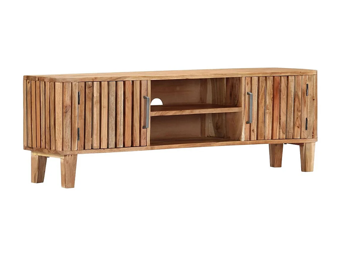 Mobile TV 130 x 30 x 45 cm Legno massello di acacia