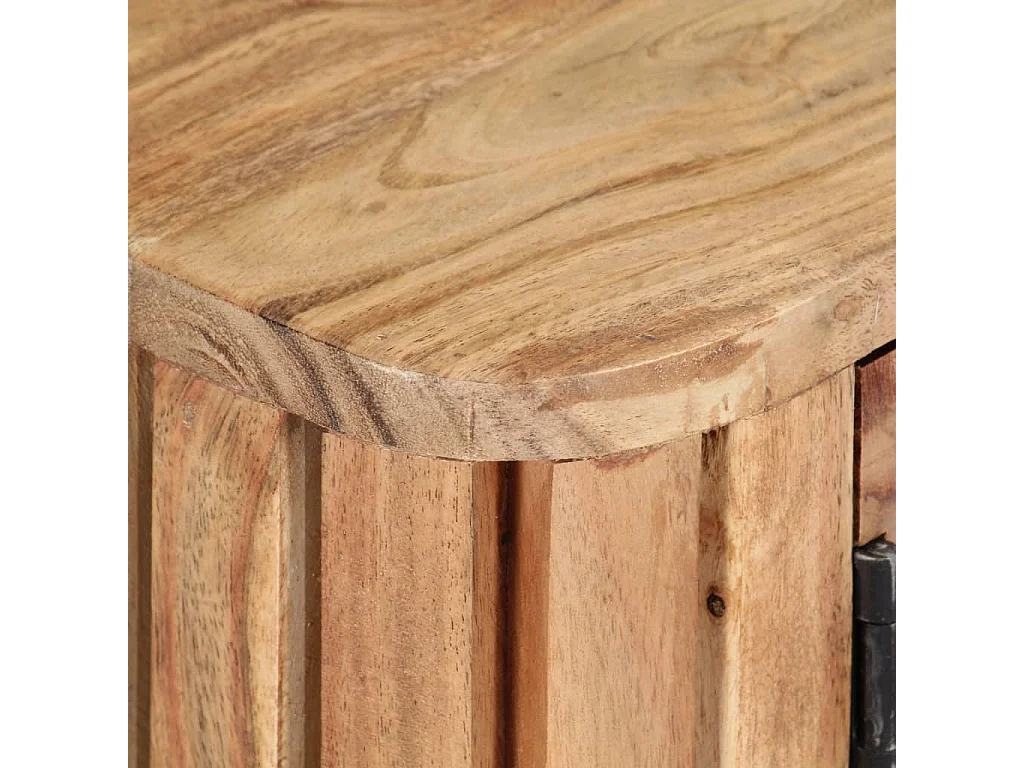 Mobile TV 130 x 30 x 45 cm Legno massello di acacia