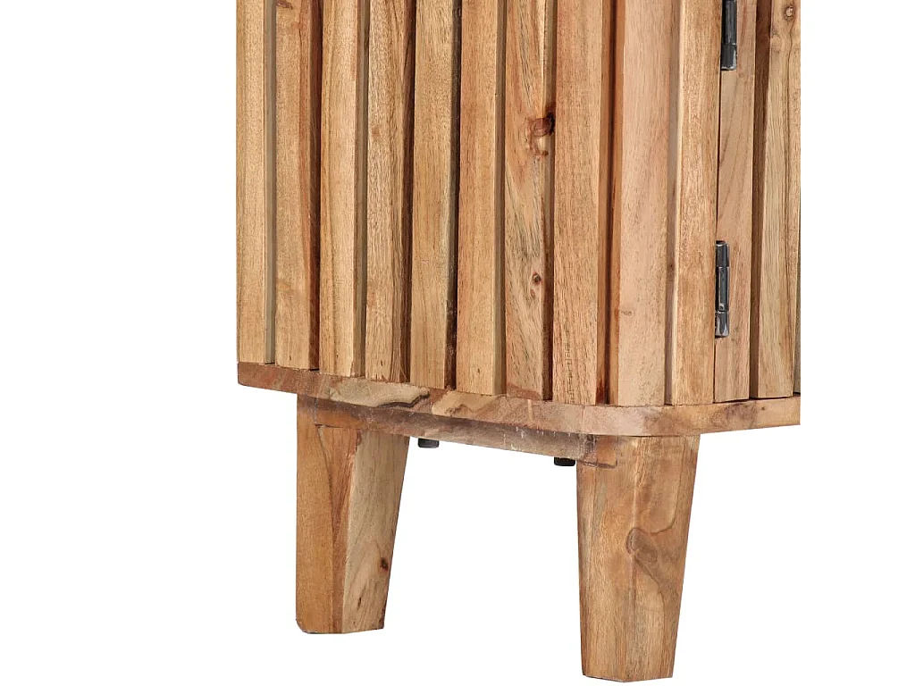 Mobile TV 130 x 30 x 45 cm Legno massello di acacia