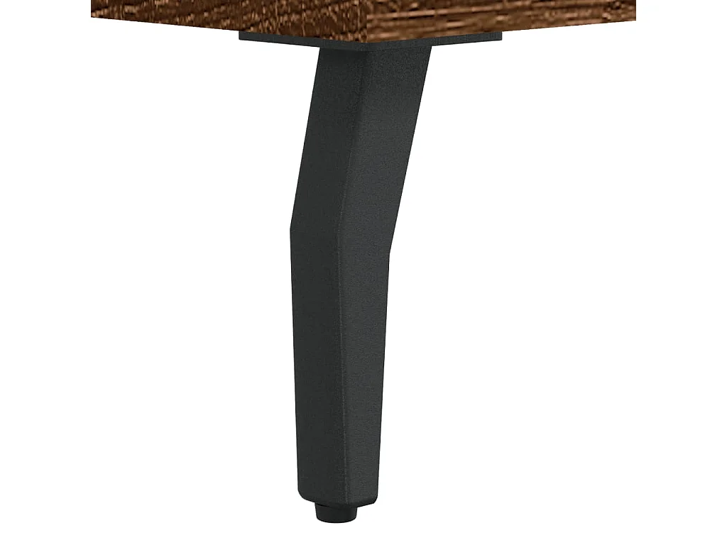 Meuble TV chêne marron 102x36x50 cm bois d'ingénierie