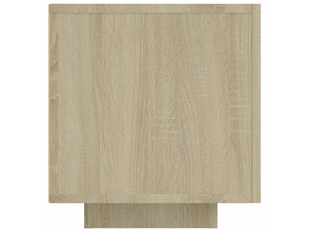 Mueble TV con luces LED roble Sonoma 160x35x40 cm