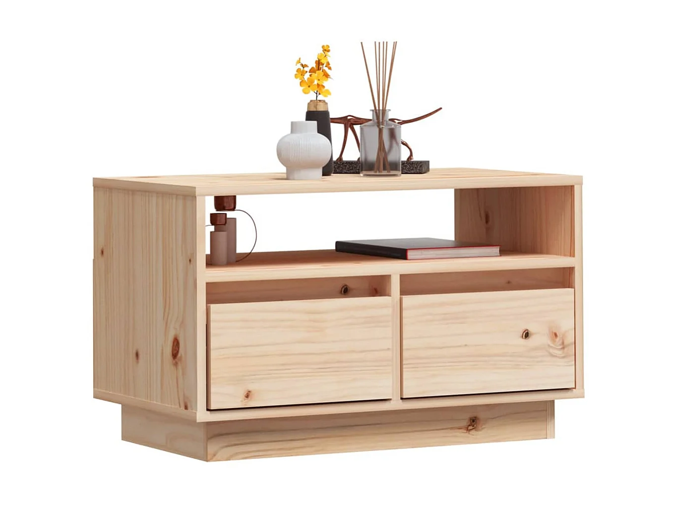 TV-meubel 60x35x37 cm Massief grenenhout