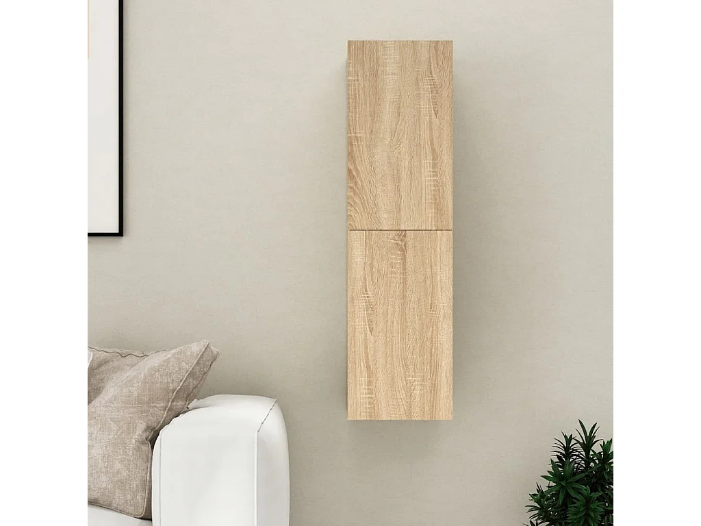 Meuble TV Chêne sonoma 30,5x30x110 cm Aggloméré