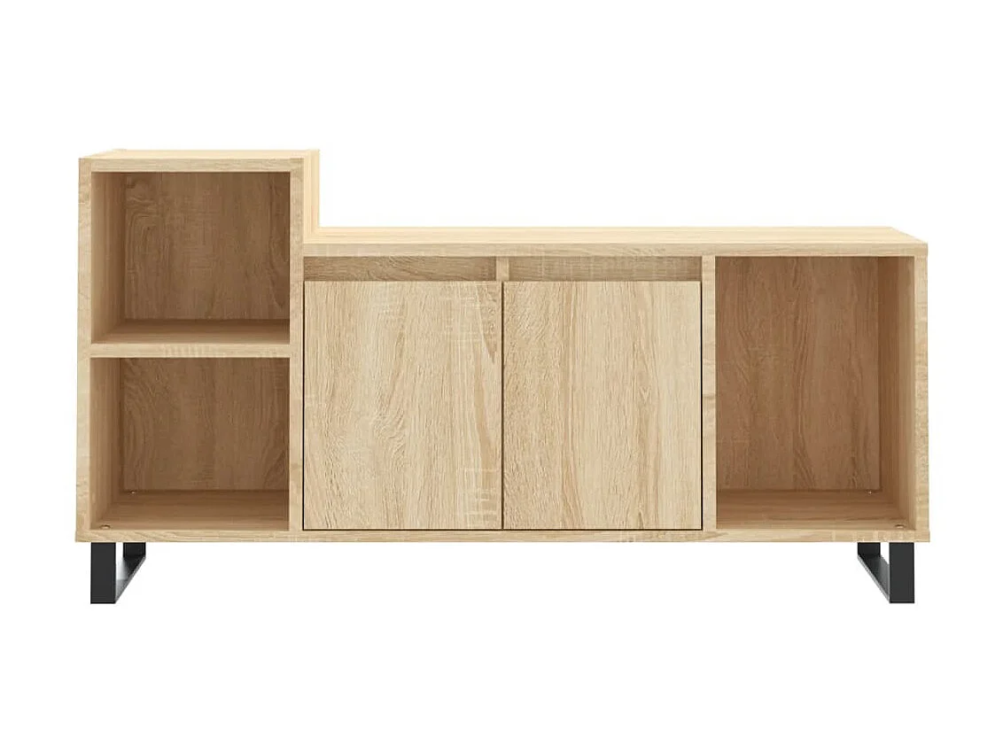 Meuble TV Chêne sonoma 100x35x55 cm Bois d'ingénierie