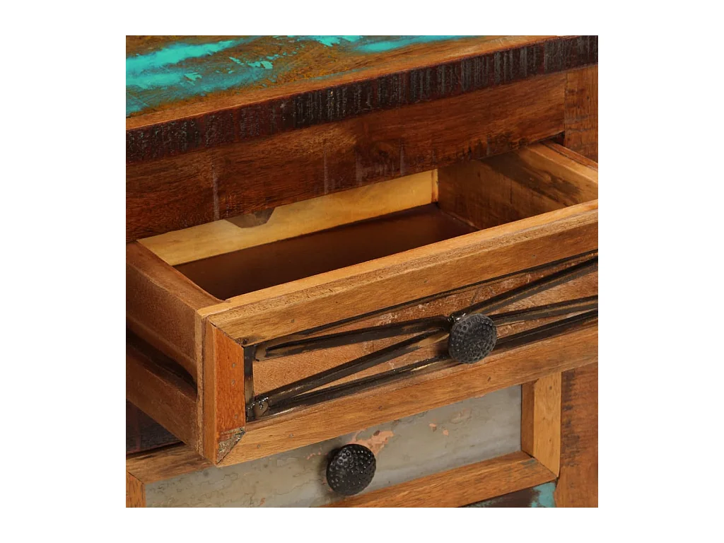 Meuble TV 120 x 30 x 40 cm Bois de récupération massif