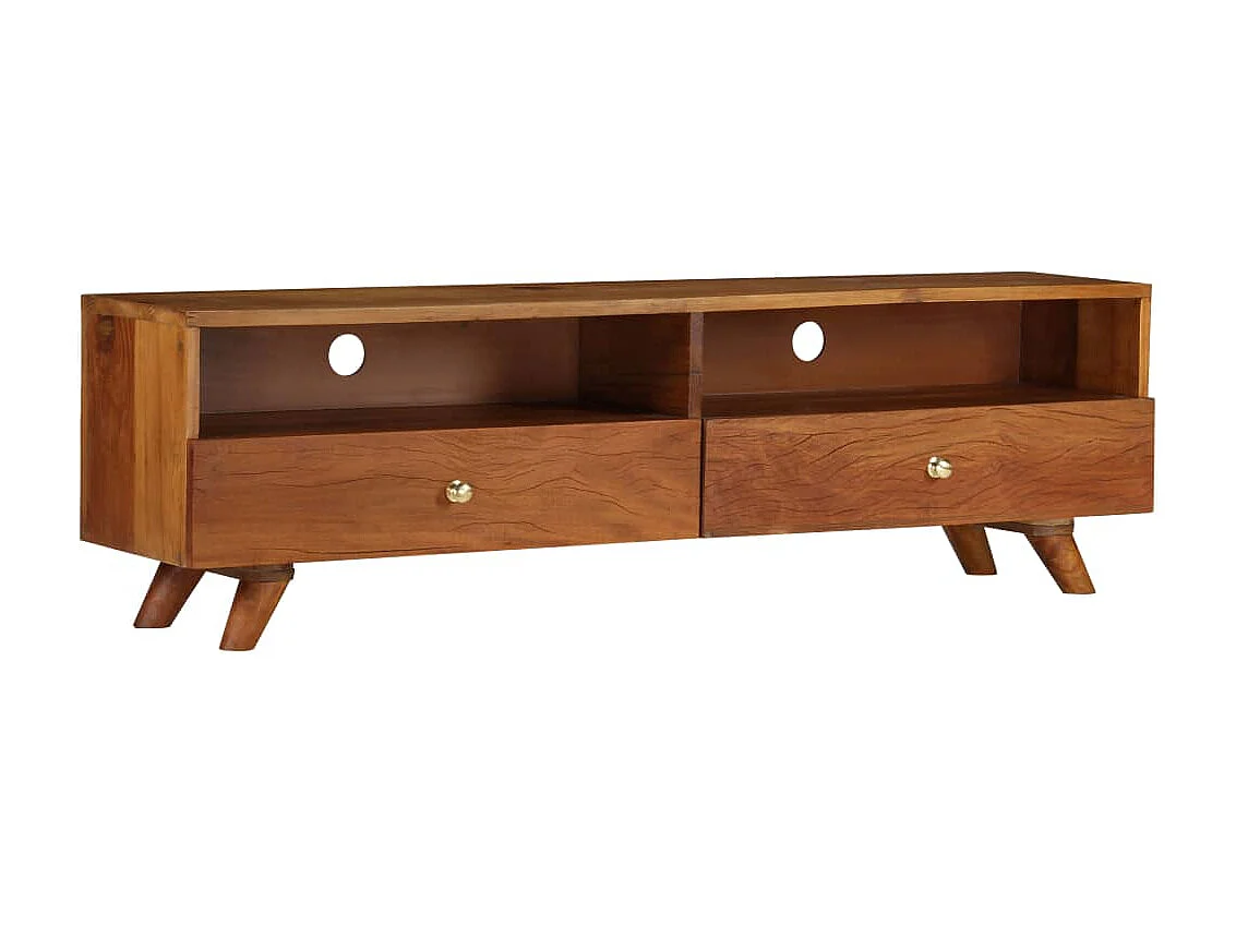 Meuble TV Bois de récupération solide 140 x 30 x 40 cm