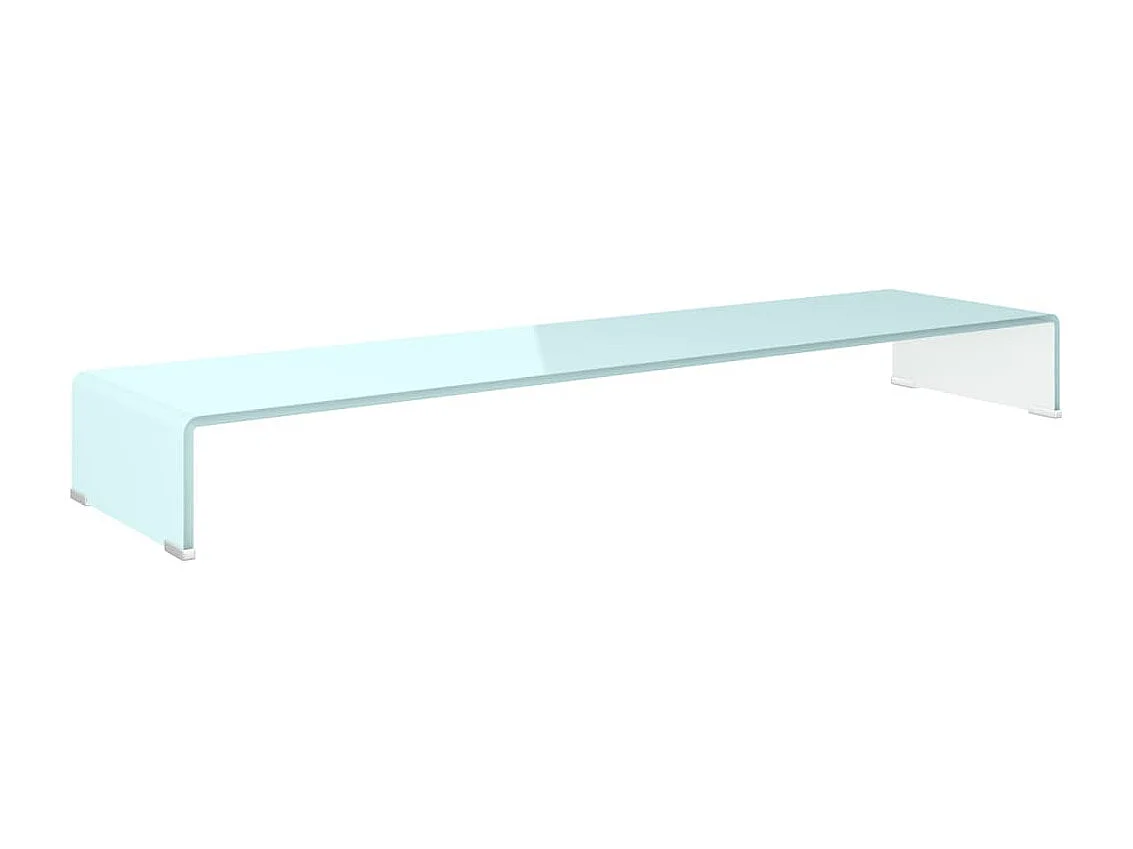 TV-meubel/Monitorsteun 120x30x13 cm groen glas