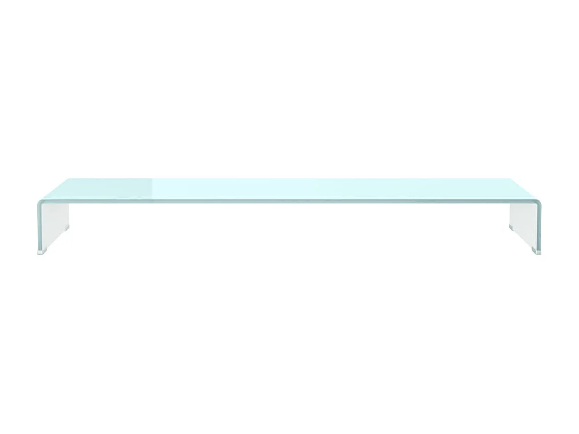 TV-meubel/Monitorsteun 120x30x13 cm groen glas