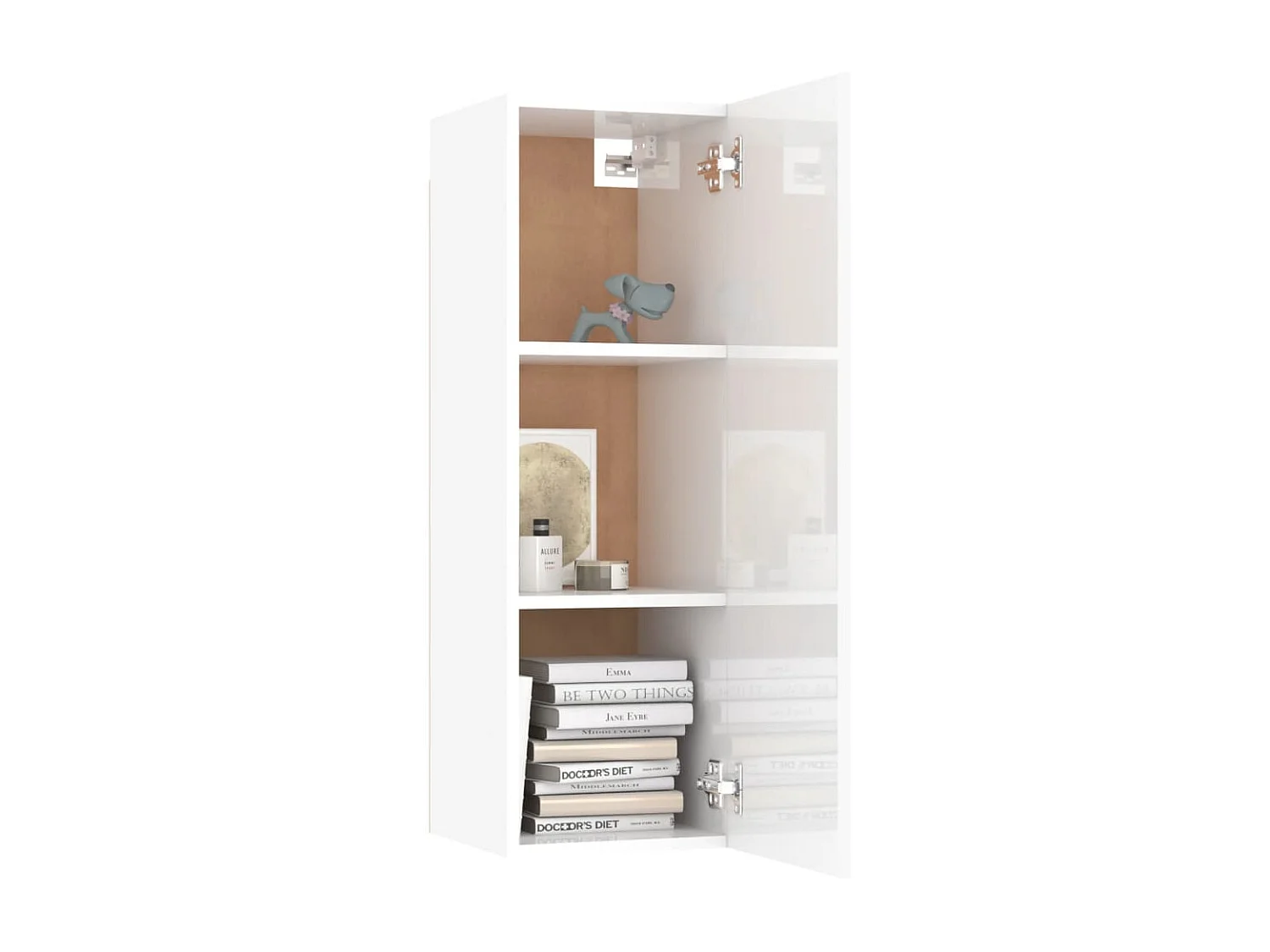 Ensemble de meubles TV 10 pcs Blanc brillant Aggloméré