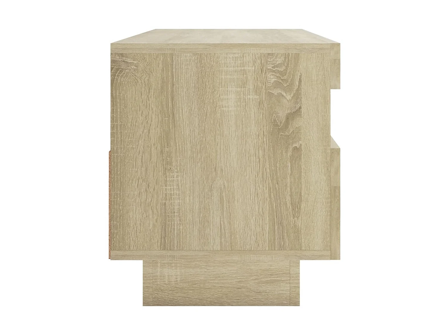 TV-meubel met LED-verlichting sonoma eiken 100x35x40 cm
