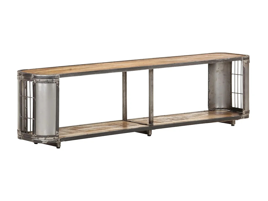 Mobile TV 150x30x40 cm Legno massello di mango