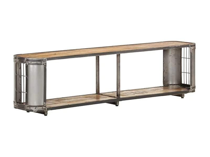 Mobile TV 150x30x40 cm Legno massello di mango
