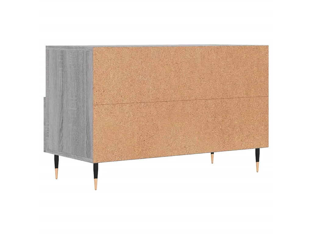 Meuble TV Sonoma gris 80x36x50 cm Bois d'ingénierie