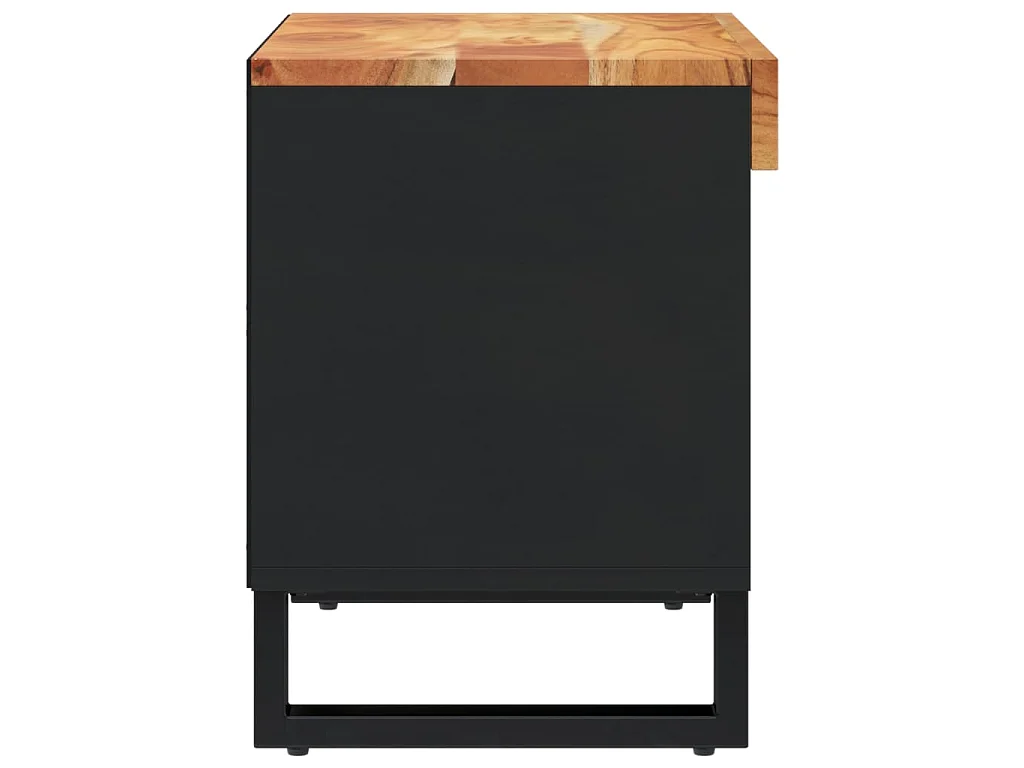 Mueble TV 60x33x43,5 cm madera maciza de acacia