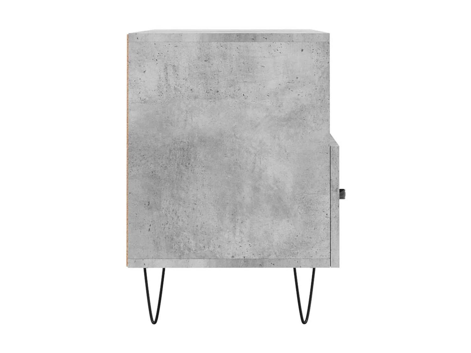 Meuble TV Gris béton 80x36x50 cm Bois d'ingénierie