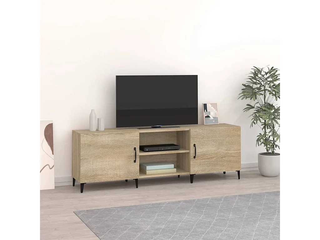 TV-Schrank aus Sonoma-Eiche, 150 x 30 x 50 cm, Holzwerkstoff