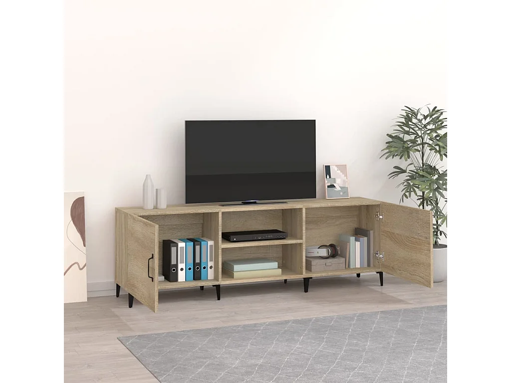 TV-Schrank aus Sonoma-Eiche, 150 x 30 x 50 cm, Holzwerkstoff