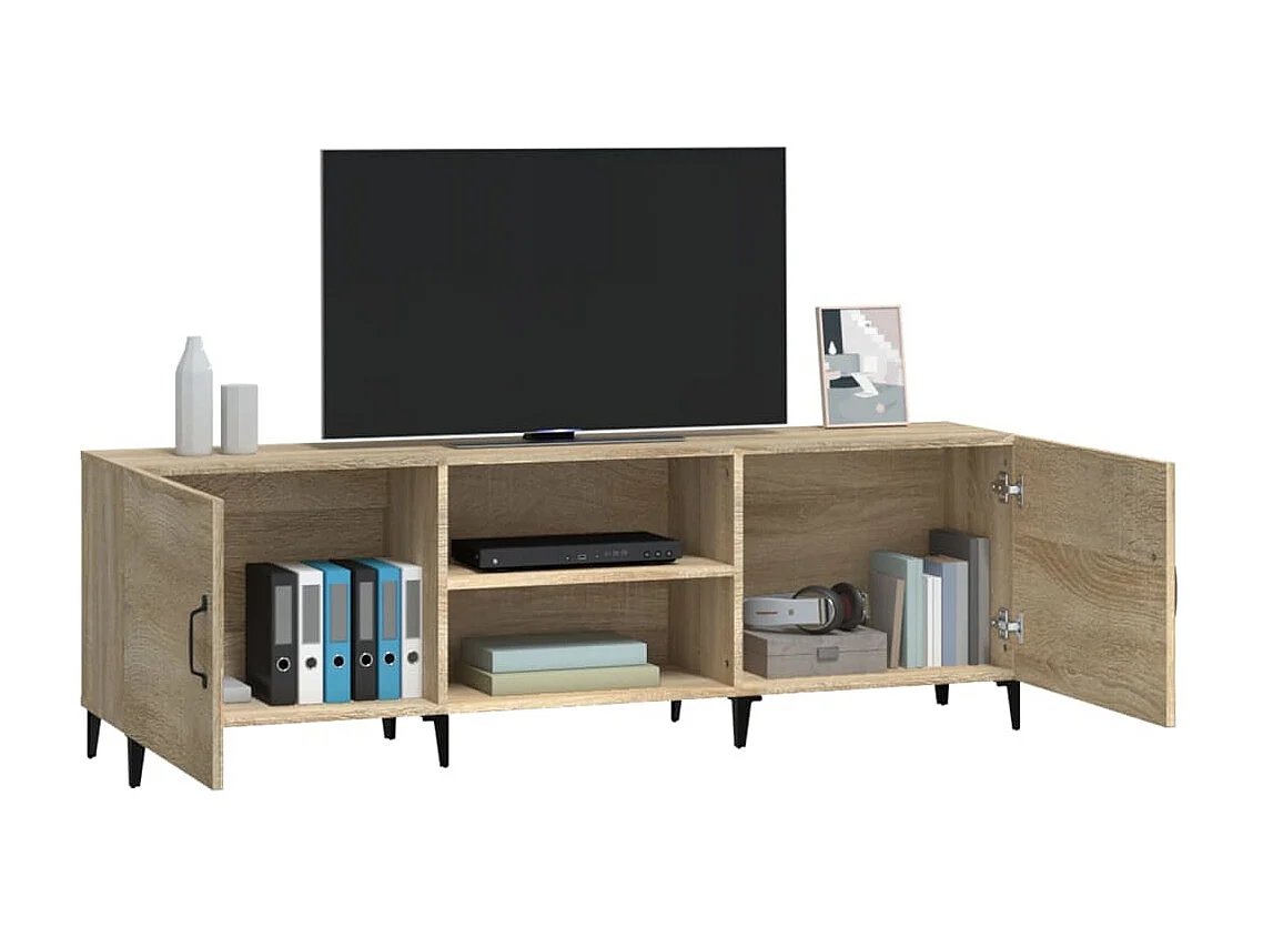 TV-Schrank aus Sonoma-Eiche, 150 x 30 x 50 cm, Holzwerkstoff