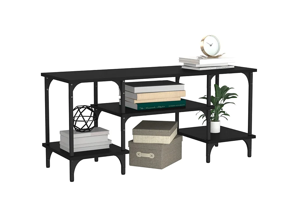 Mobile TV nero 102x35x45,5 cm in derivati del legno