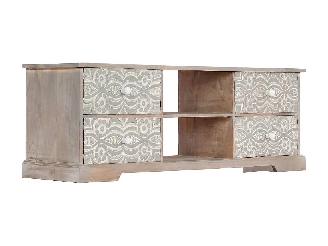 TV-Schrank 120x30x40 cm Massives Akazienholz