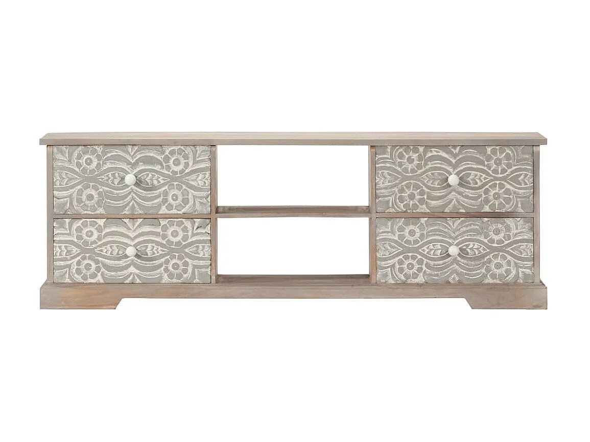 Meuble TV 120x30x40 cm Bois d'acacia massif