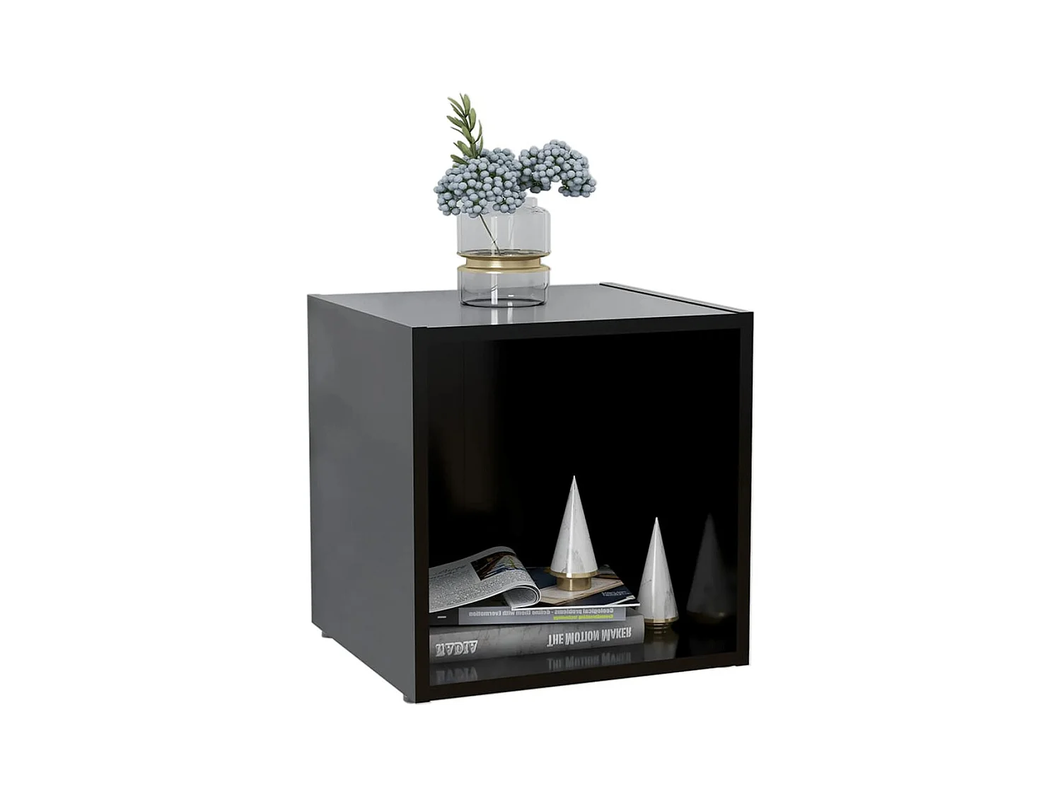 TV meubel 4 stuks Zwart 37x35x37 cm Spaanplaat