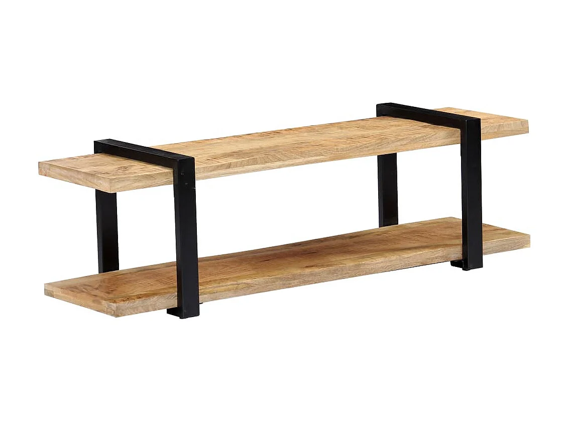 Mueble TV 130 x 40 x 40 cm Madera maciza de mango
