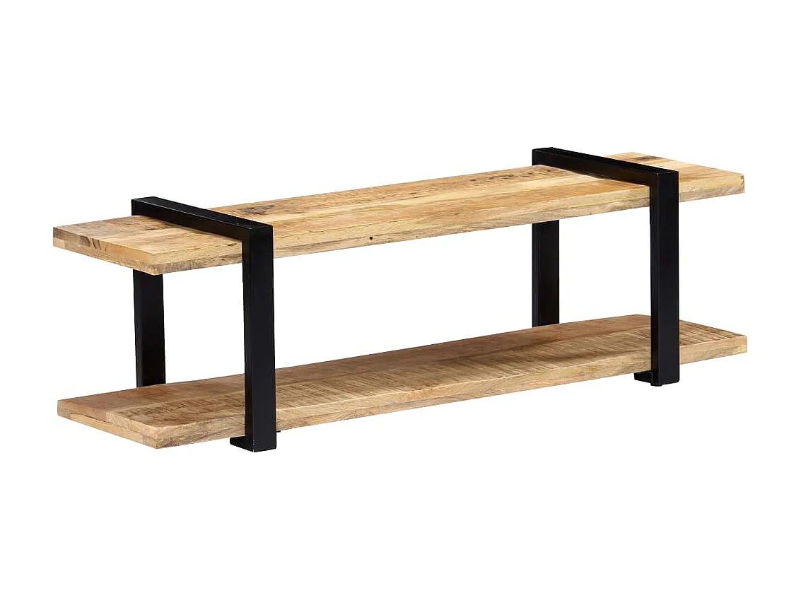 Mueble TV 130 x 40 x 40 cm Madera maciza de mango