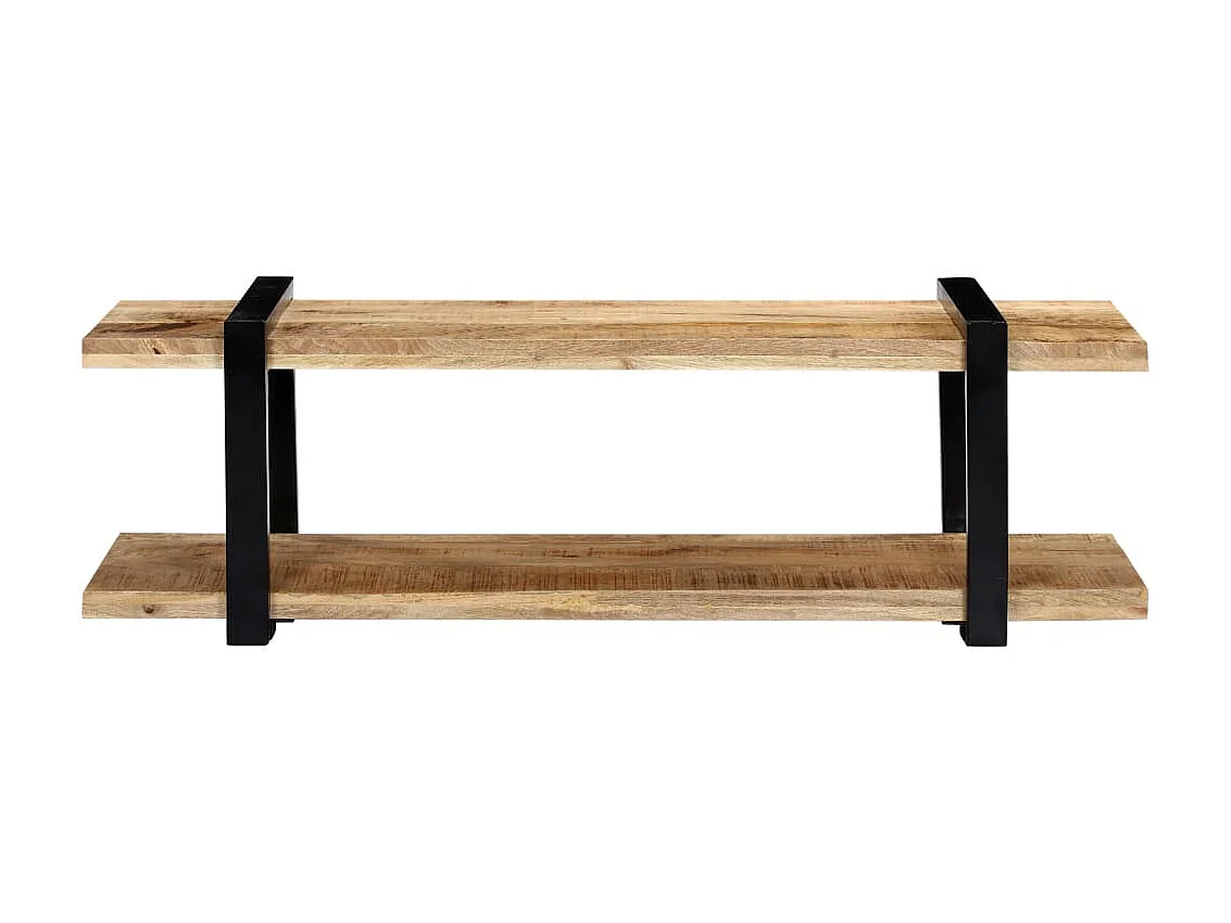 Meuble TV 130 x 40 x 40 cm Bois de manguier massif