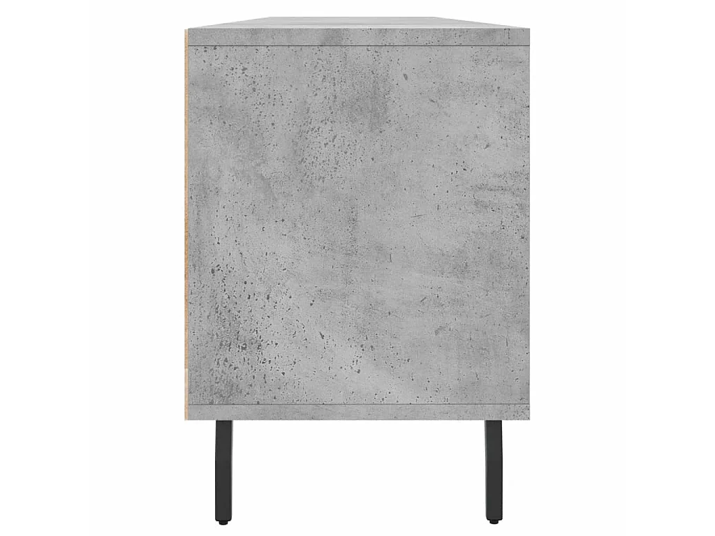 Mobile TV grigio cemento 150x30x44,5 cm in derivati del legno