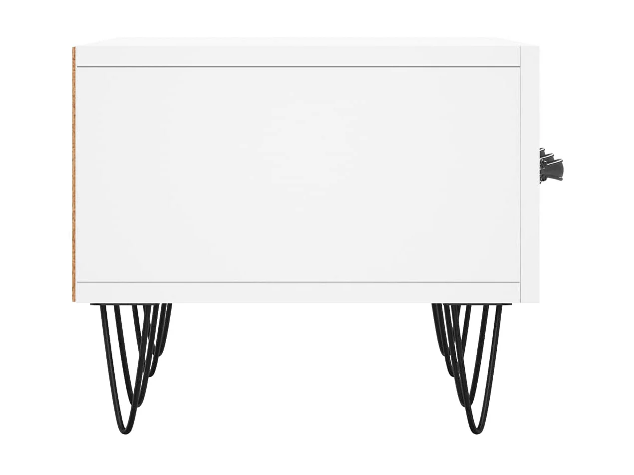 Mobile TV bianco 150x36x30 cm in derivati del legno