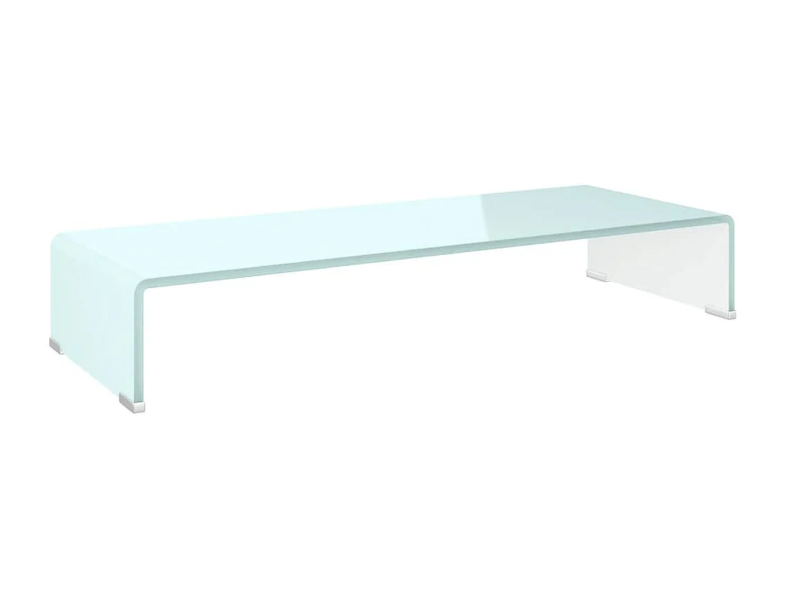 TV-meubel/Monitorsteun 80x30x13 cm groen glas