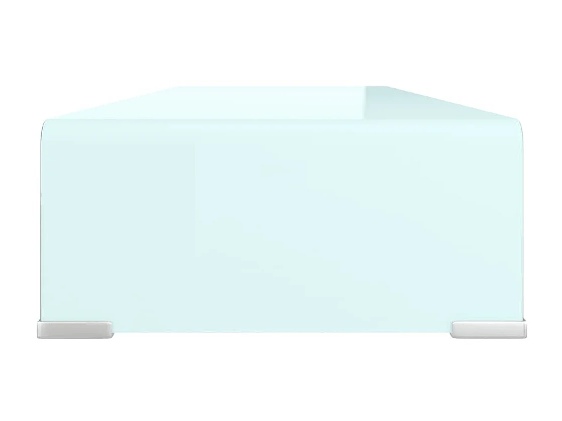 TV-meubel/Monitorsteun 80x30x13 cm groen glas