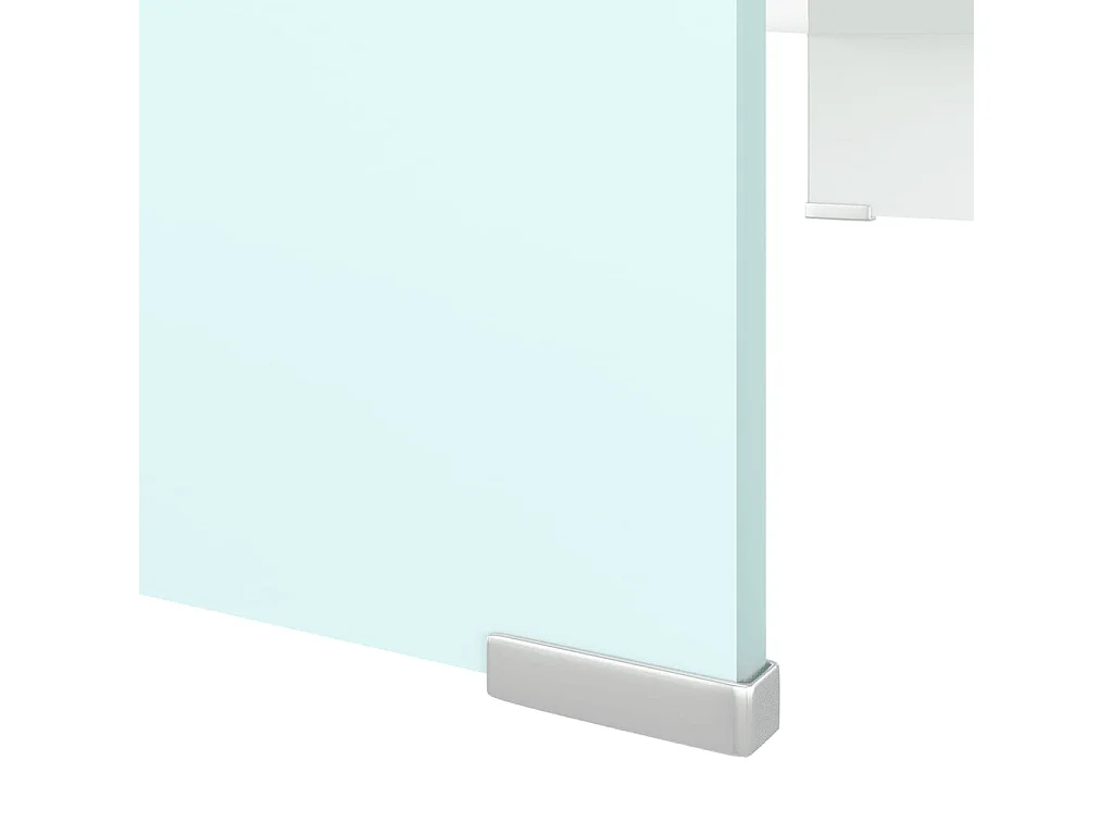 TV-meubel/Monitorsteun 80x30x13 cm groen glas