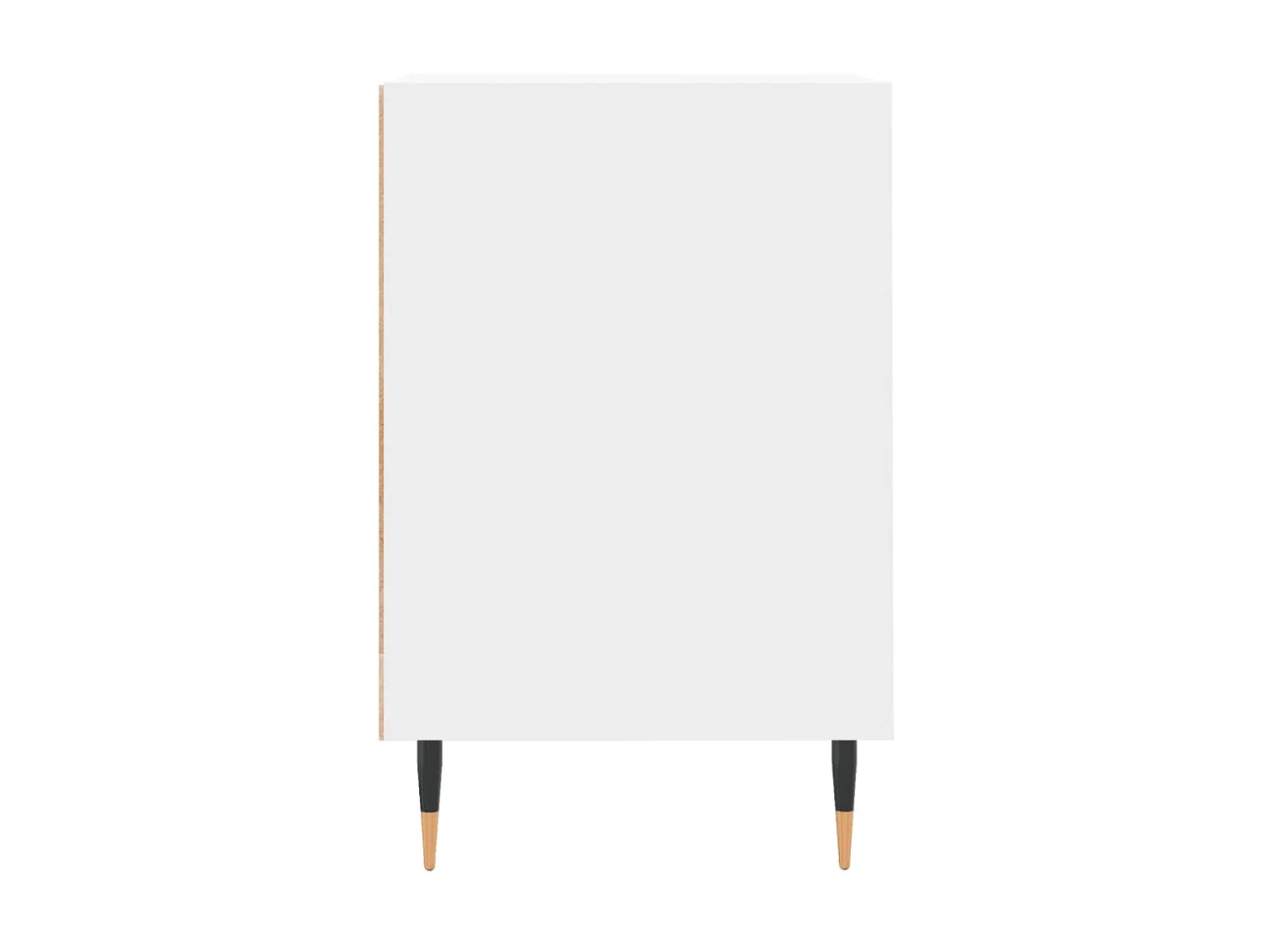 Mueble TV blanco 100x35x55 cm Madera contrachapada