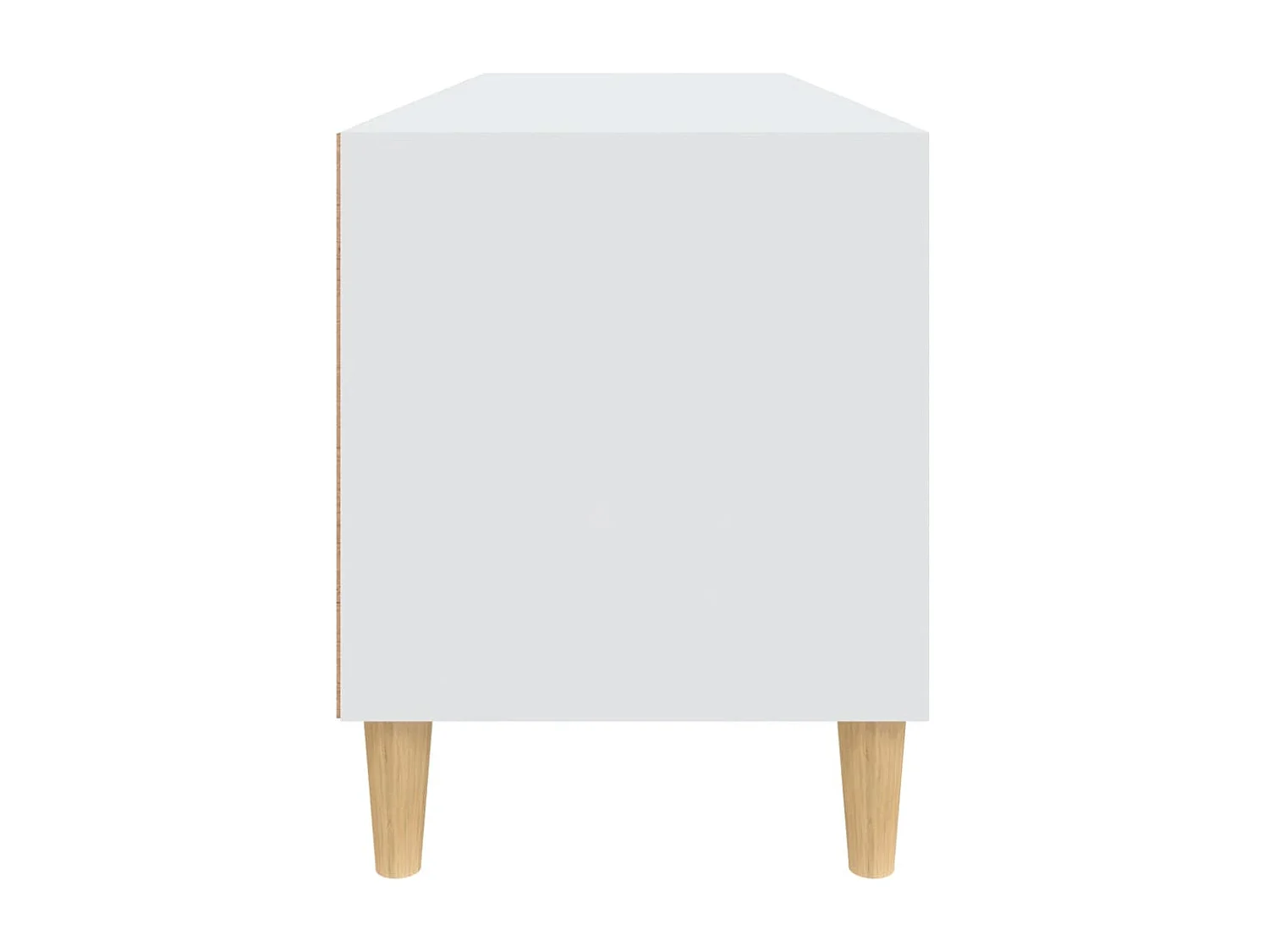 Mobile TV bianco 100x34,5x44,5 cm in derivati del legno