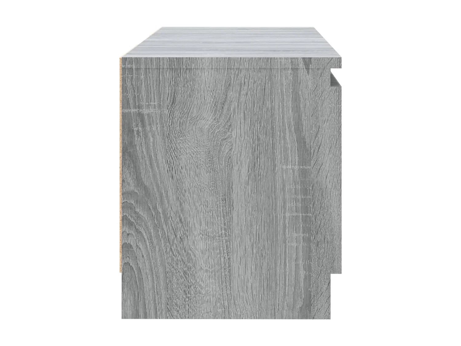 Mueble TV con luces LED sonoma gris 120x30x35,5 cm