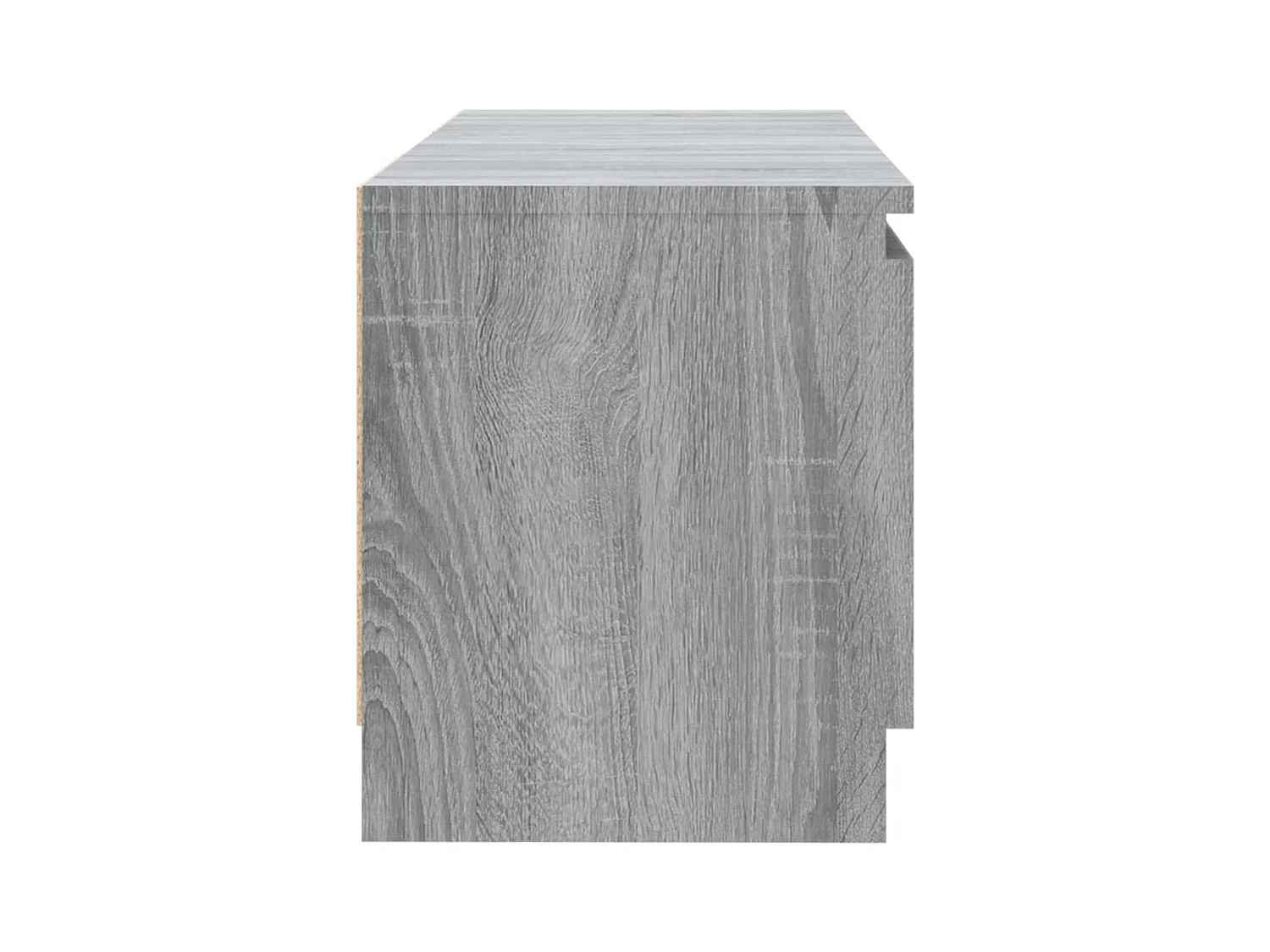 TV-meubel met LED-verlichting sonoma grijs 120x30x35,5 cm