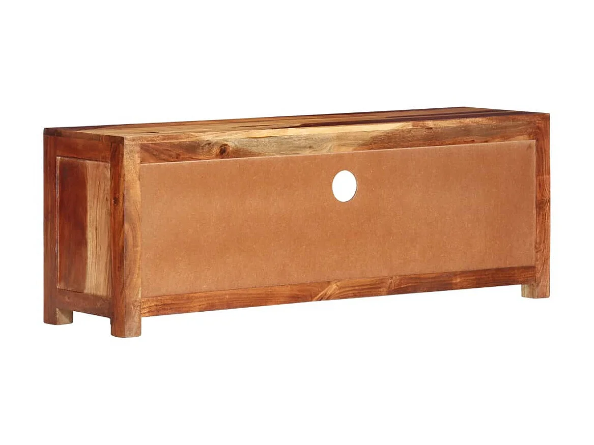 Meuble TV 110x30x40 cm Bois d'acacia massif