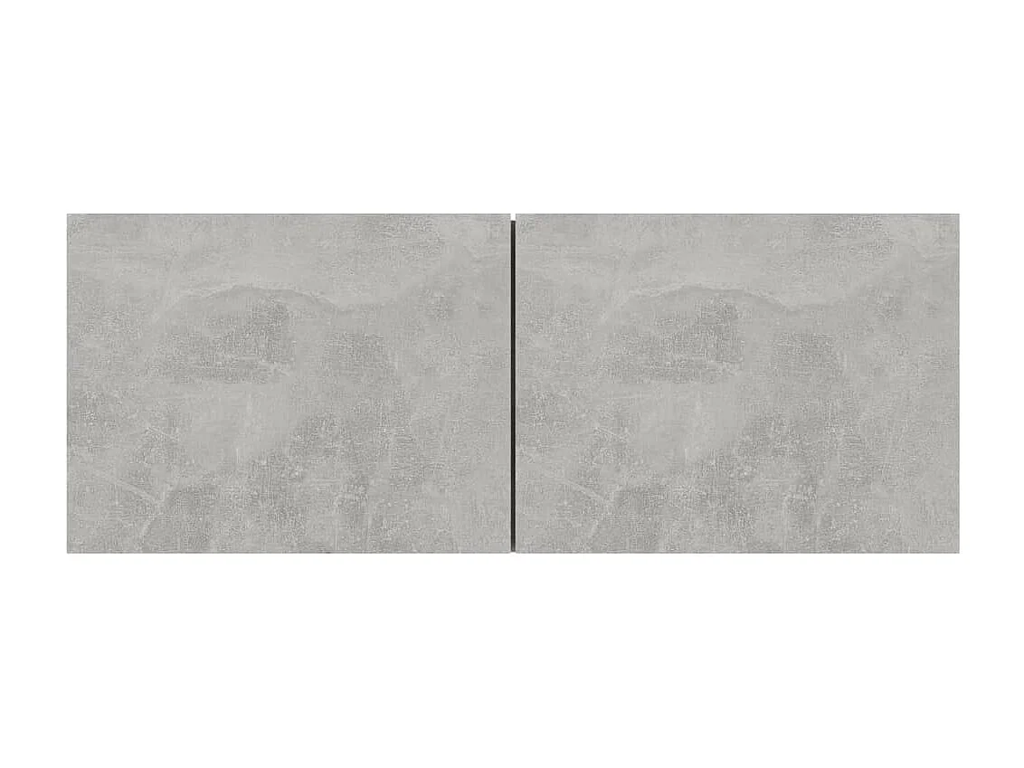 Meubles TV 3 pcs Gris béton Aggloméré