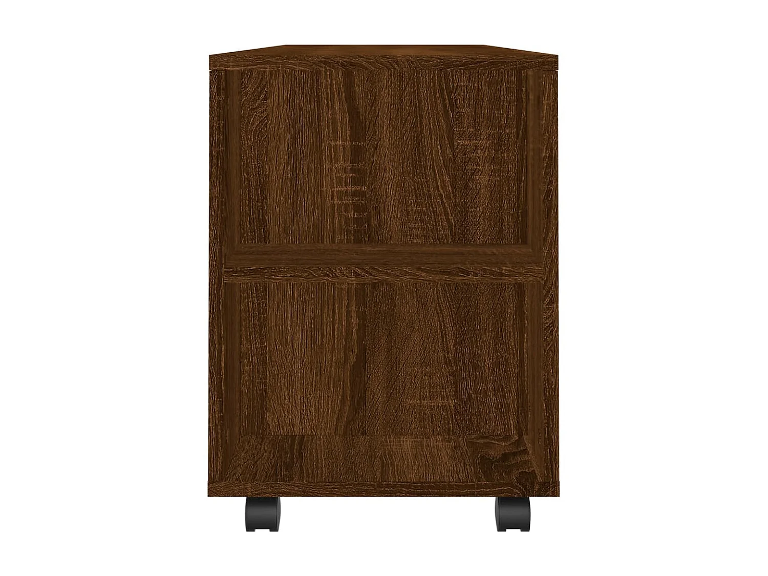 TV-Schrank aus brauner Eiche, 102 x 34,5 x 43 cm, Holzwerkstoff