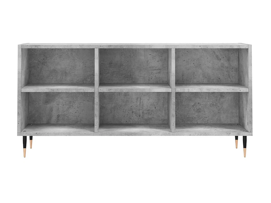 Mobile TV grigio cemento 103,5x30x50 cm in derivati del legno