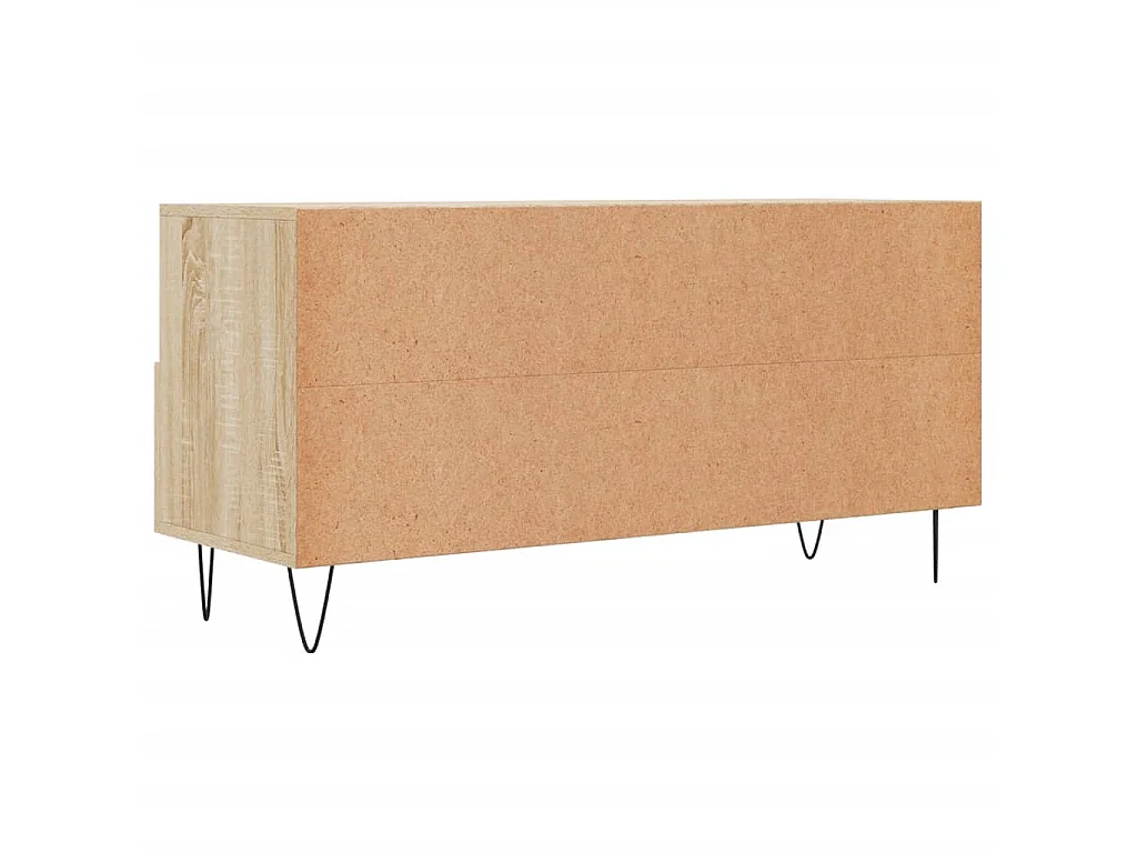 Meuble TV chêne sonoma 102x36x50 cm bois d'ingénierie