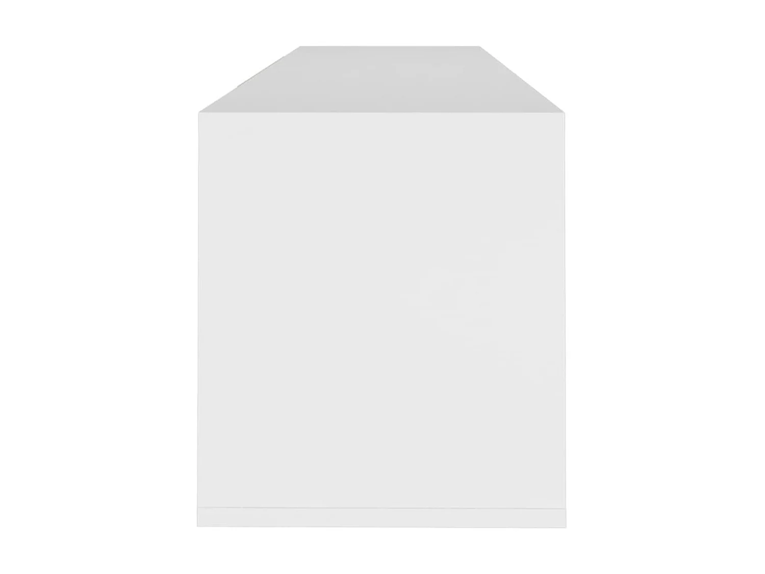 Mobile TV bianco 120x30x40,5 cm in truciolare