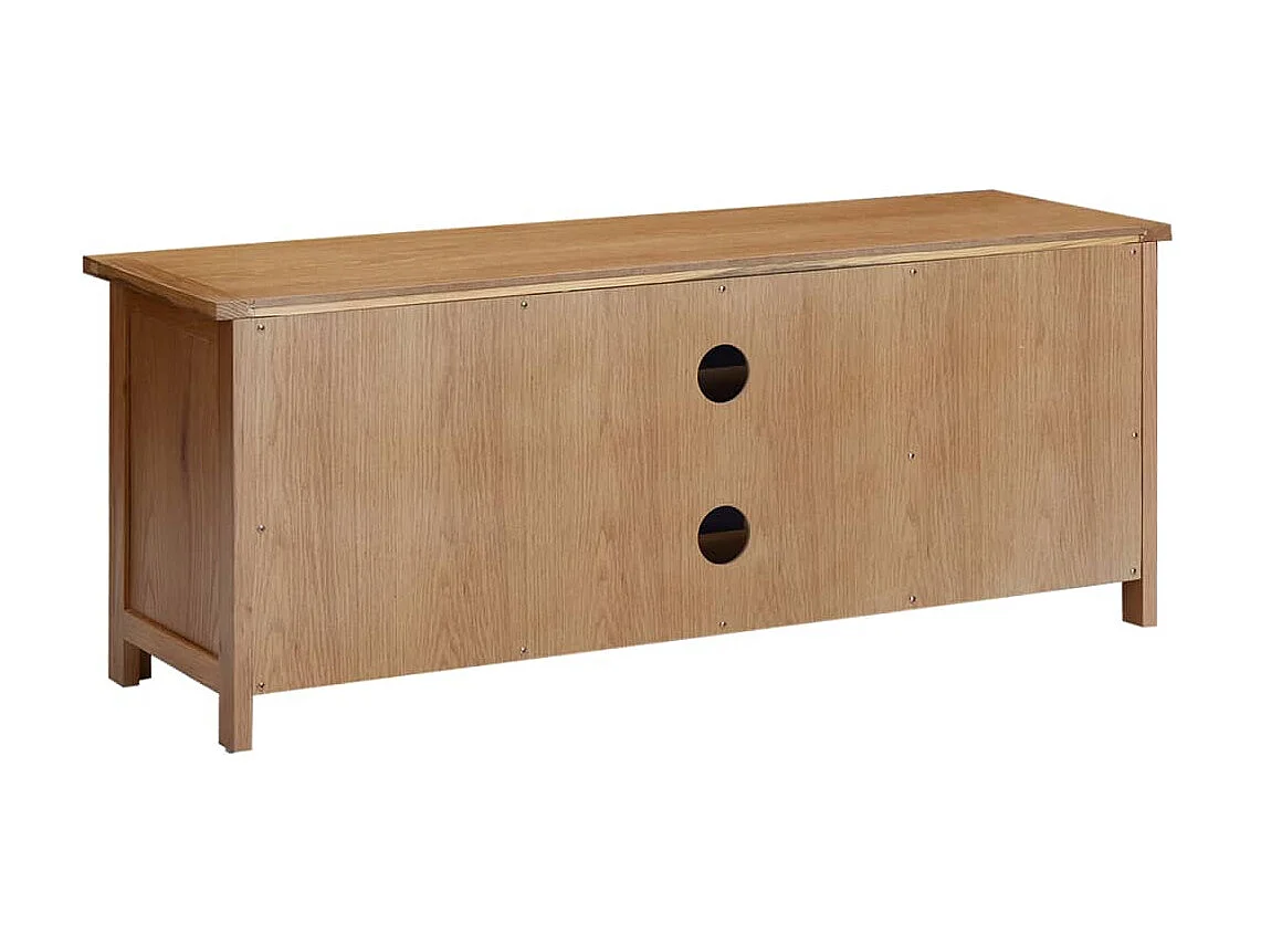 TV-meubel 110x35x44 cm Massief eikenhout