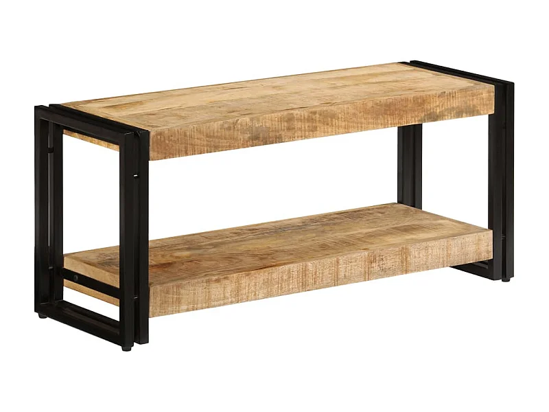 Meuble TV 90 x 30 x 40  cm Bois de manguier massif