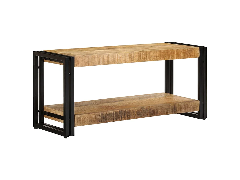 Meuble TV 90 x 30 x 40  cm Bois de manguier massif