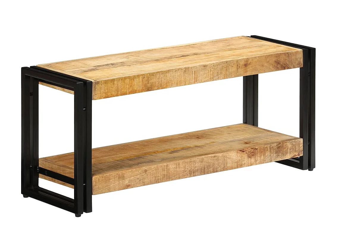 Meuble TV 90 x 30 x 40  cm Bois de manguier massif