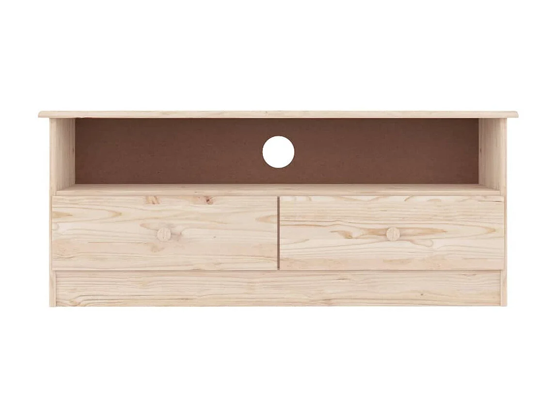 Meuble TV avec tiroirs ALTA 100x35x41 cm bois massif de pin